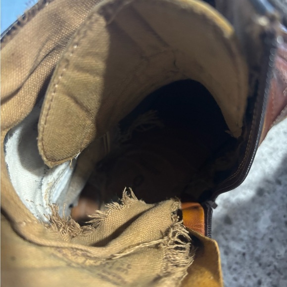 Aldo Dark Brown Leather Lace-Up Boots size 9.5 - Picture 6 of 7